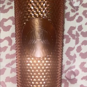 Rose gold studded tumbler